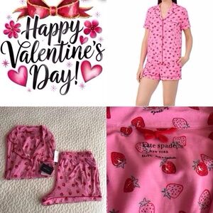 Happy Valentine’s 💖NWT Kate Spade Super Cute Modal Blend  PJ Set XL